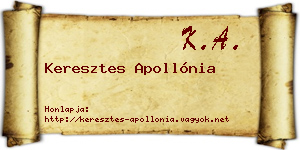 Keresztes Apollónia névjegykártya